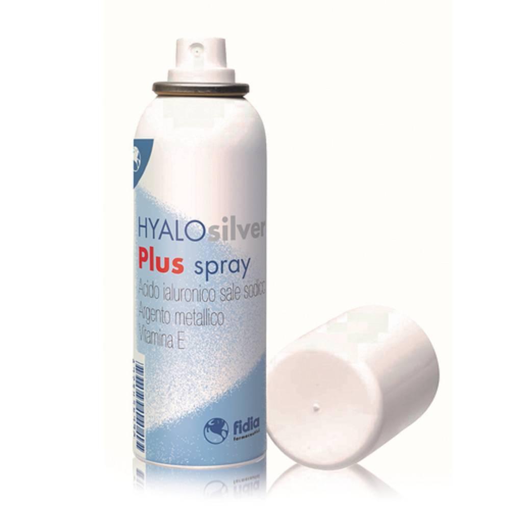 hyalosilver hyalosilver plus spray 125ml - trattamento lesioni cutanee, abrasioni e scottature con acido ialuronico e argento - foto 1