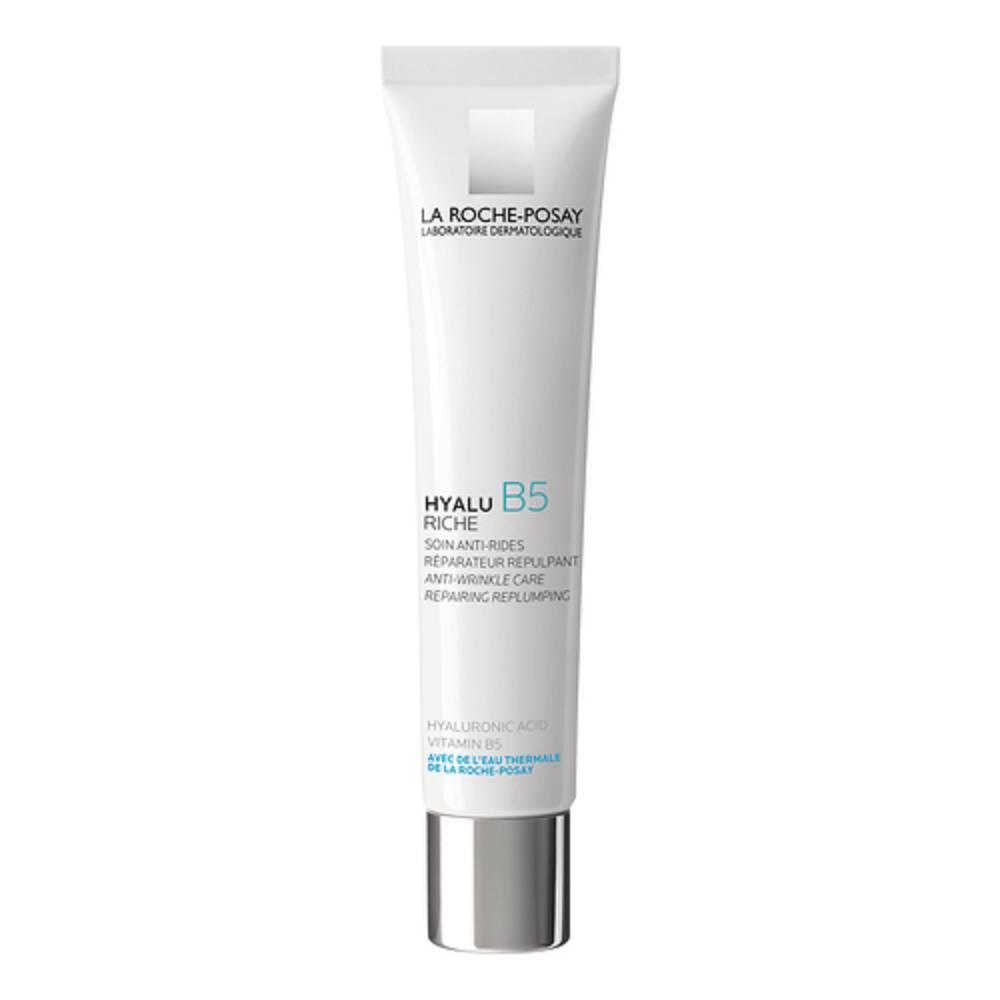 la roche posay crema antirughe rimpolpante hyalu b5 riche 40ml - nutrizione intensa per pelle secca e molto secca, levigante e riparatrice - foto 1