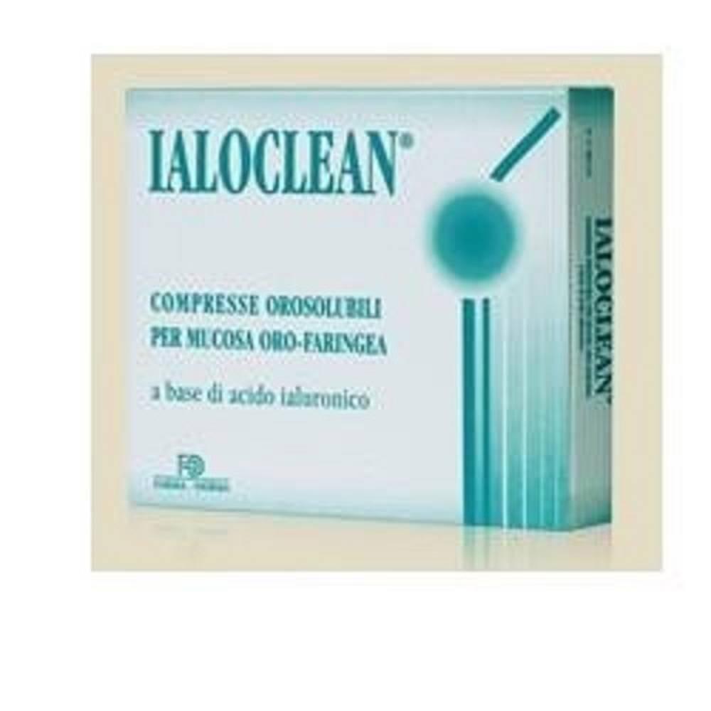 ialoclean compresse orosolubili ialoclean 30 pezzi per trattamento affezioni respiratorie e orali, coadiuvante per tosse e faringiti - foto 1