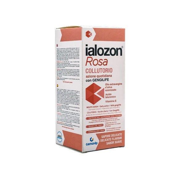 ialozon collutorio ialozon rosa 300ml per una bocca sana e fresca, ideale per gengive e igiene orale completa - foto 1