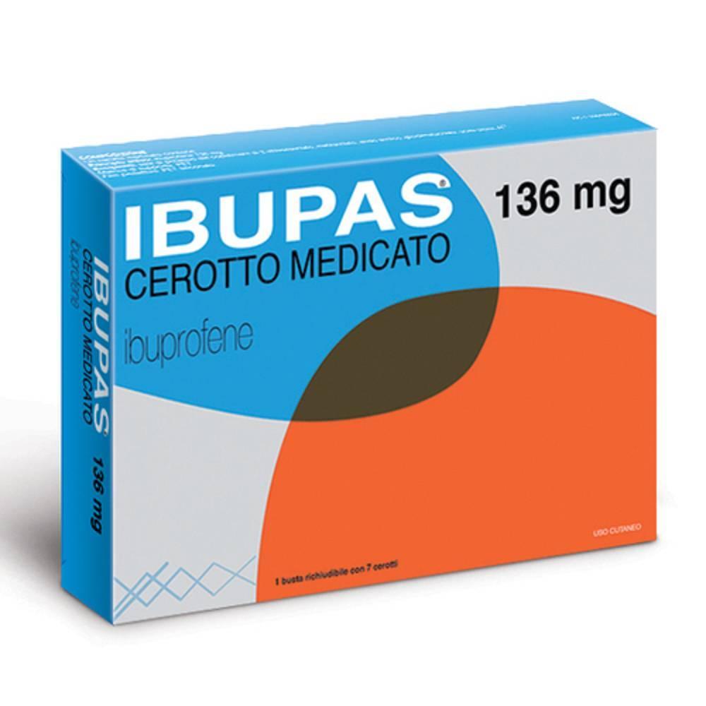 ibupas cerotto medicato ibuprofene 136 mg per dolori articolari e muscolari - sollievo mirato e ridotto rischio di effetti collaterali - foto 1