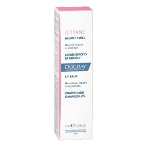Balsamo labbra nutriente e riparatore  ducray per labbra secche e screpolate - formato 15 ml