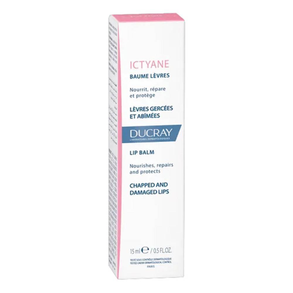 ictyane balsamo labbra nutriente e riparatore ictyane ducray per labbra secche e screpolate - formato 15 ml - foto 1