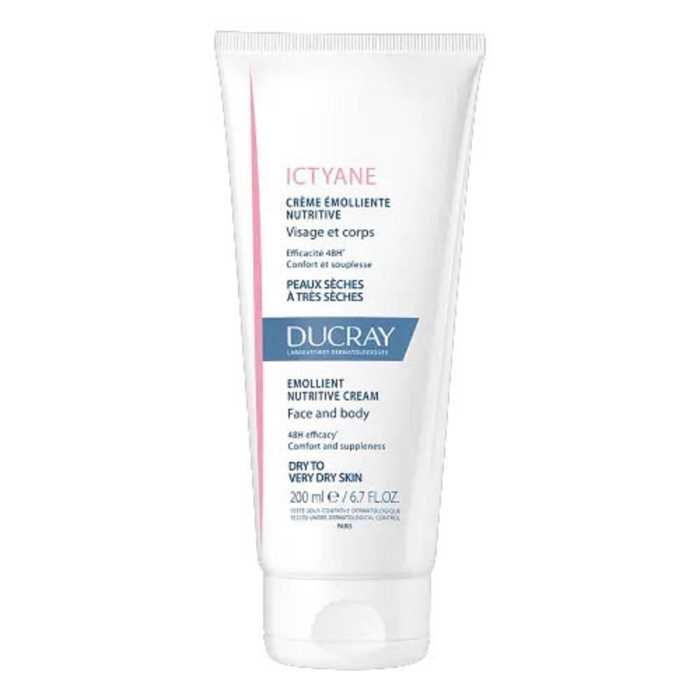 ictyane crema emolliente nutritiva per viso e corpo 200ml - massima idratazione per pelli secche e molto secche - foto 1