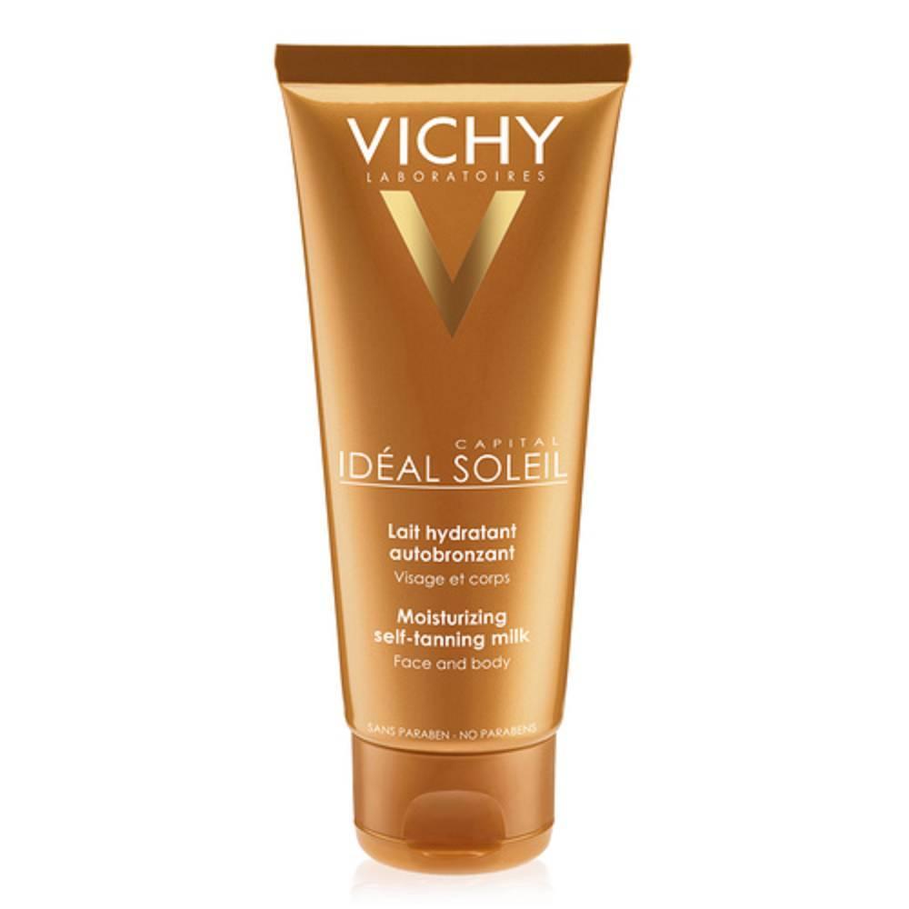 vichy latte autoabbronzante per viso e corpo - abbronzatura naturale e progressiva in 1 ora, texture fondente e idratante - foto 1