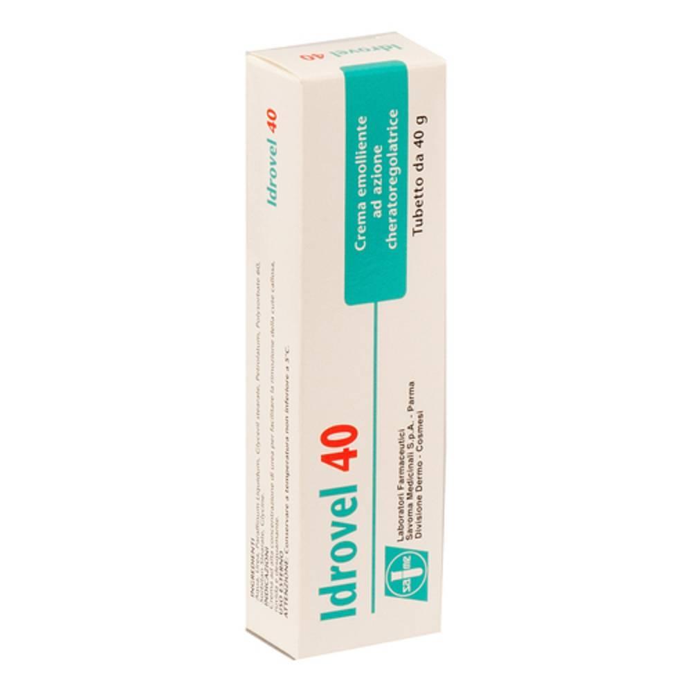 idrovel crema emolliente idrovel 40 con urea 40% per cute callosa e ruvida 40g - idratante e protettiva per gomiti, ginocchia e piante dei piedi - foto 1
