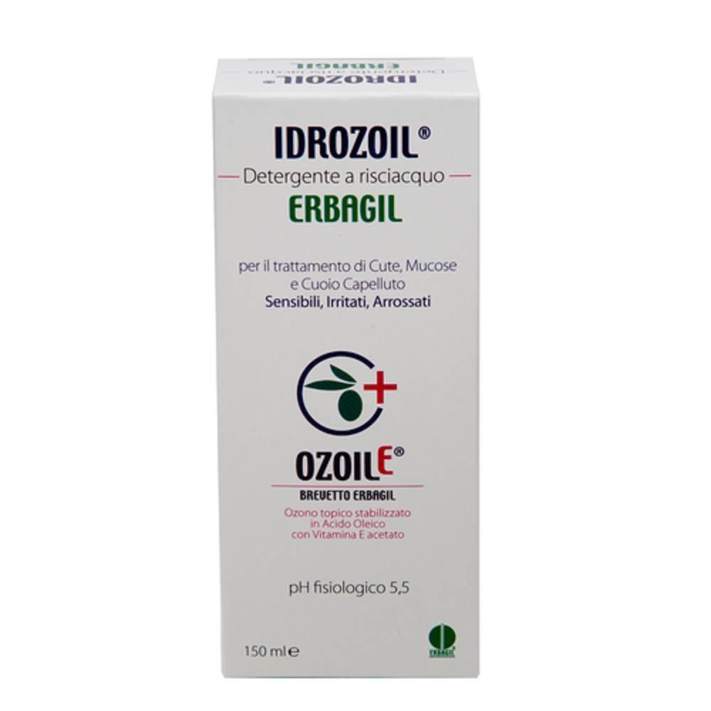 idrozoil detergente a risciacquo idrozoil per cute e mucose - formula innovativa con ozoile e vitamina e - 150 ml - foto 1