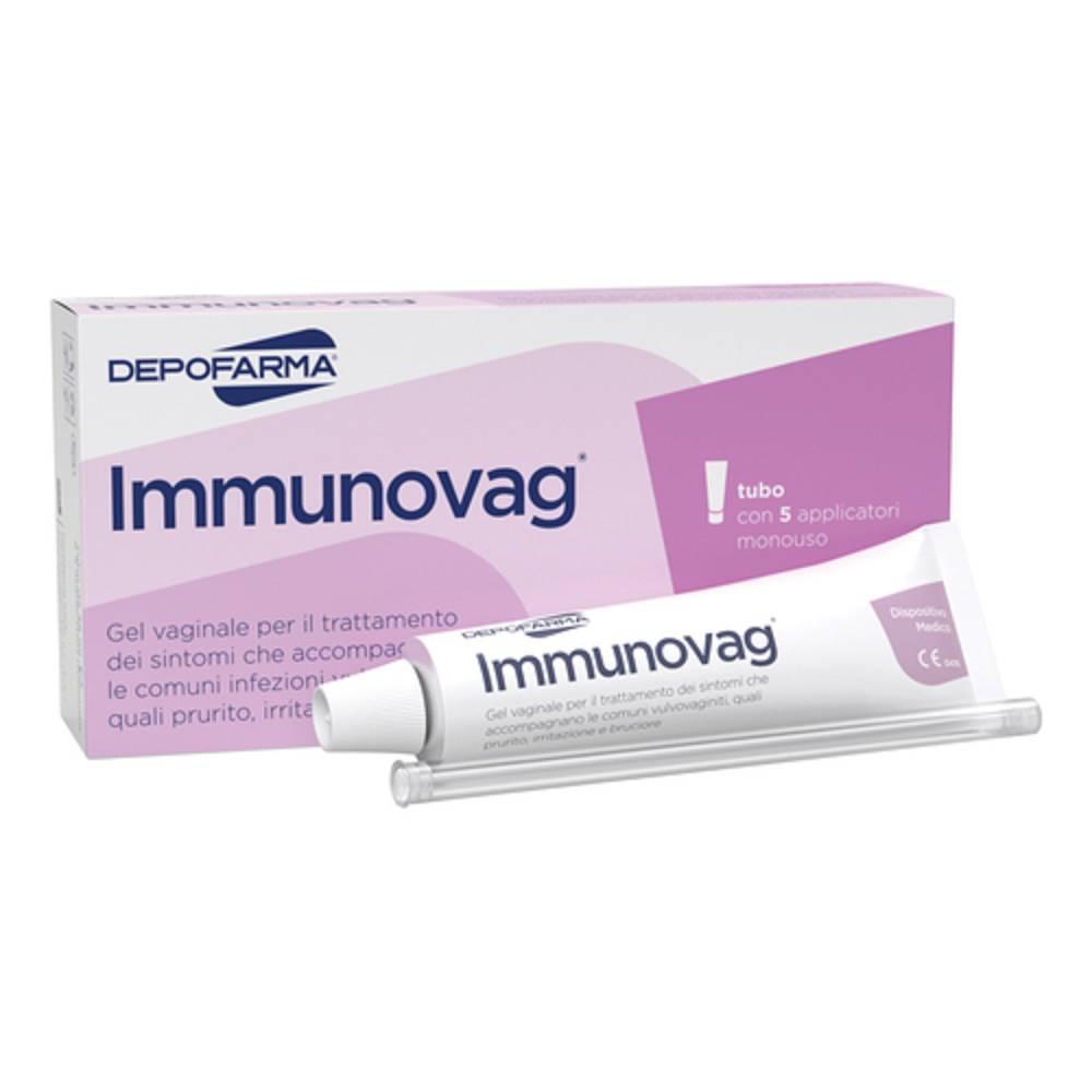 immunovag gel vaginale immunovag 35ml con 5 applicatori monouso per prurito, irritazione e bruciore vaginale - foto 1
