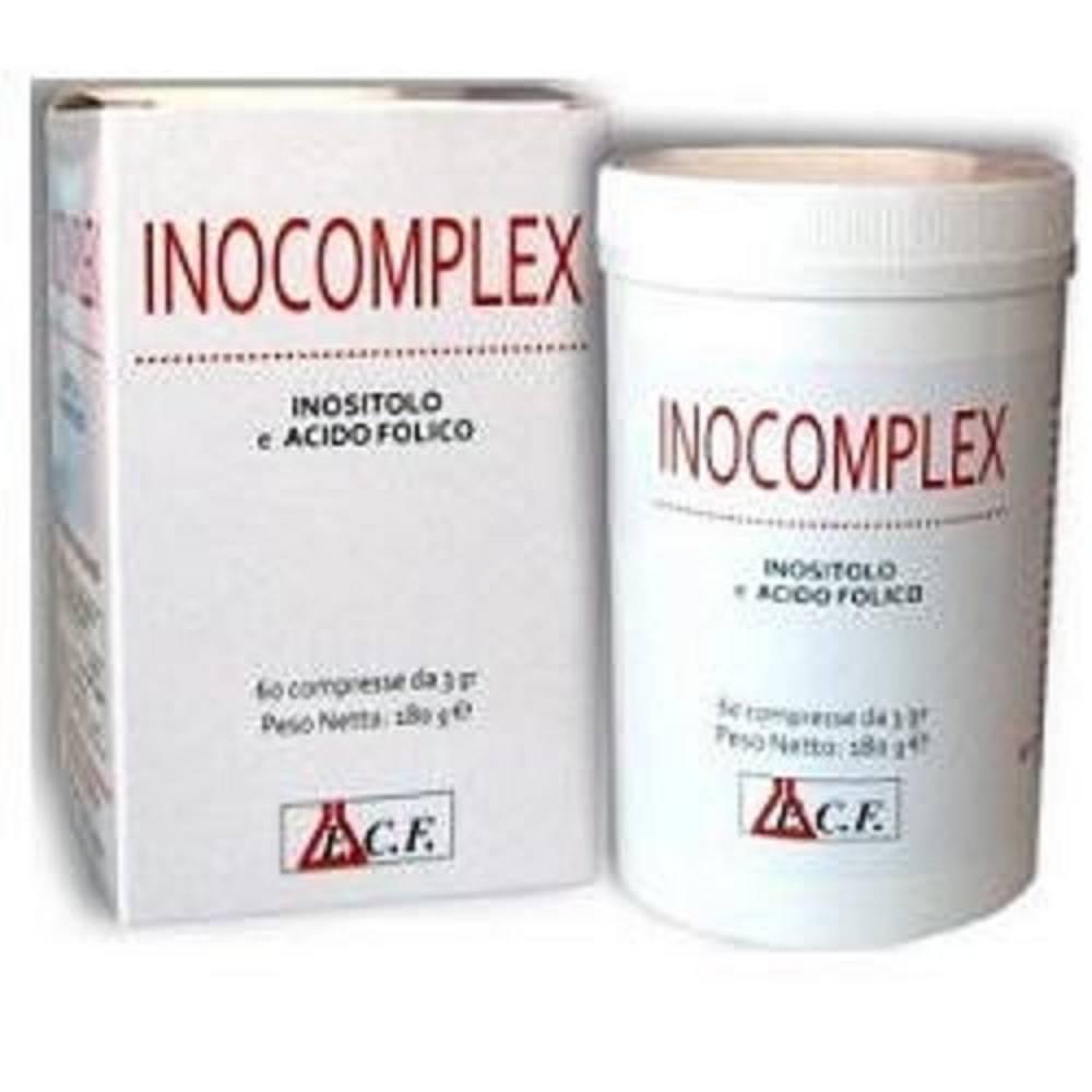 inocomplex integratore alimentare inocomplex 60 compresse: inositolo e acido folico per sindrome dell'ovaio policistico e insulinoresistenza - foto 1