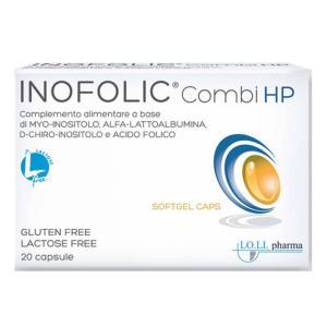 Integratore alimentare  combi hp 20 capsule con myo-inositolo, d-chiro-inositolo e acido folico per gravidanza e allattamento