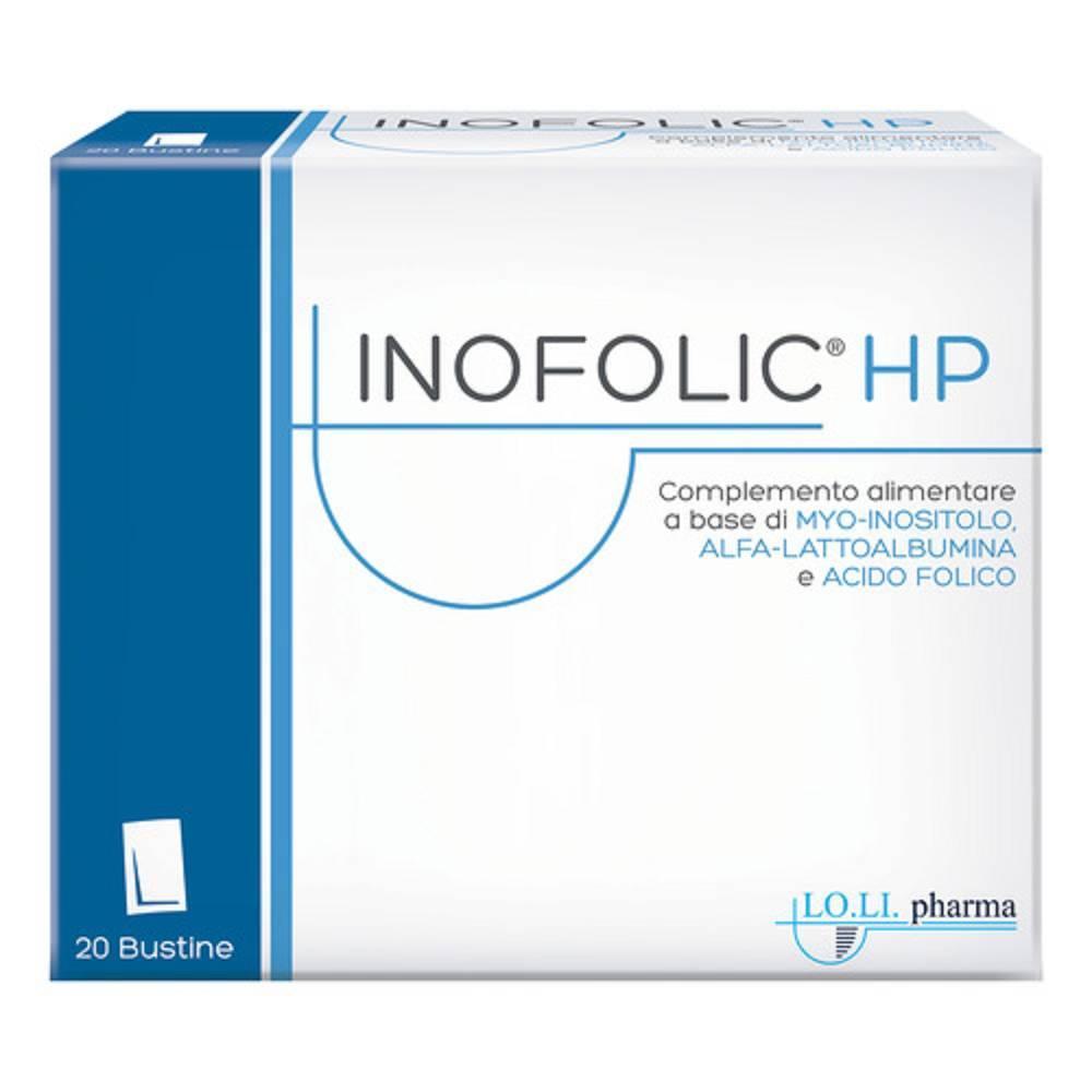 inofolic integratore alimentare inofolic hp 20 bustine con myo-inositolo, alfa-lattoalbumina e acido folico per gravidanza e allattamento - foto 1