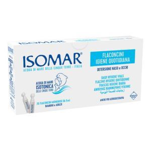 Soluzione isotonica sterile d'acqua di mare per igiene nasale e oculare -  flaconcini monodose da 20 x 5 ml