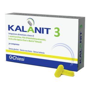 Integratore alimentare  3 con l-acetilcarnitina, pea e acido alfa-lipoico per il benessere del sistema nervoso - 30 compresse da 1470 mg