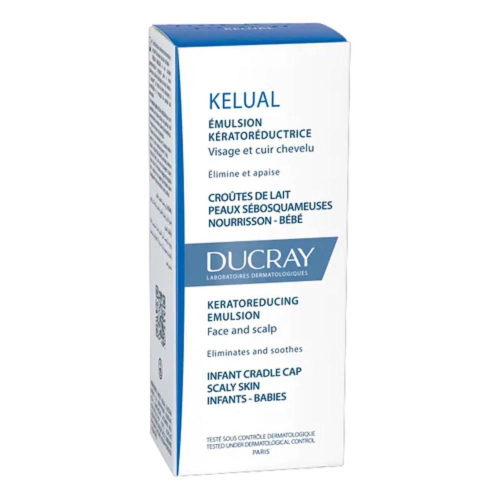 kelual emulsione fluida 50 ml per viso e cuoio capelluto, lenitiva per crosta lattea e pelle sebo-squamosa, alta tollerabilità e dermatologicamente testata - foto 1
