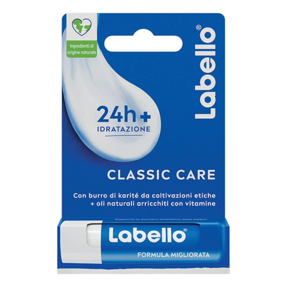 labello balsamo labbra labello classic care stick con burro di karité e oli naturali - idratazione e protezione per 24 ore - foto 1 labello balsamo labbra labello classic care stick con burro di karité e oli naturali - idratazione e protezione per 24 ore - foto 1