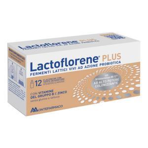 Integratore alimentare  plus con fermenti lattici, vitamine del gruppo b e zinco per equilibrio intestinale e supporto immunitario - confezione da 12 flaconcini