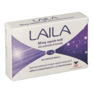 Capsule molli per sollievo dei sintomi d'ansia lieve e favorire il sonno con olio essenziale di lavanda -  28 cps