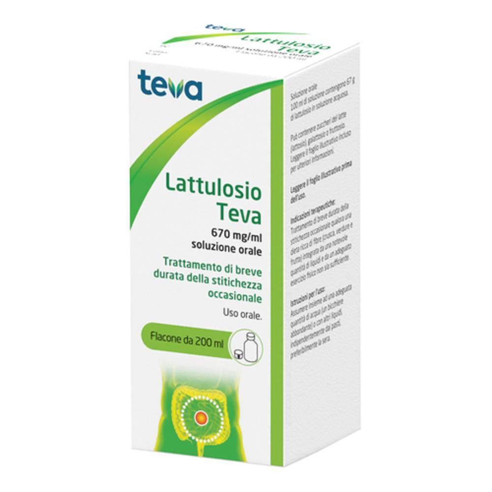 lattulosio lattulosio 670 mg/ml soluzione orale 200 ml per il trattamento della stitichezza occasionale e il benessere intestinale - foto 1