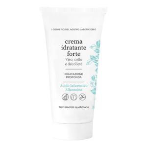 Crema idratante forte per viso, collo e décolleté con acido ialuronico - 30ml - efficacia testata per pelli sensibili
