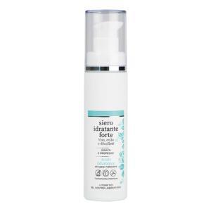 Siero idratante forte per viso, collo e décolleté - gel con acido ialuronico 30ml per idratazione e levigatezza della pelle