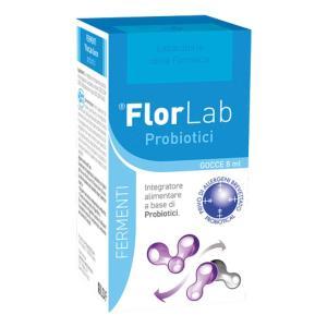 Gocce ldf florlab per l'equilibrio della flora intestinale con probiotici lactobacillus reuteri e bifidobacterium longum, senza allergeni.
