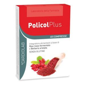 Integratore alimentare policolplus 45 compresse per il controllo del colesterolo con riso rosso fermentato e berberis aristata.