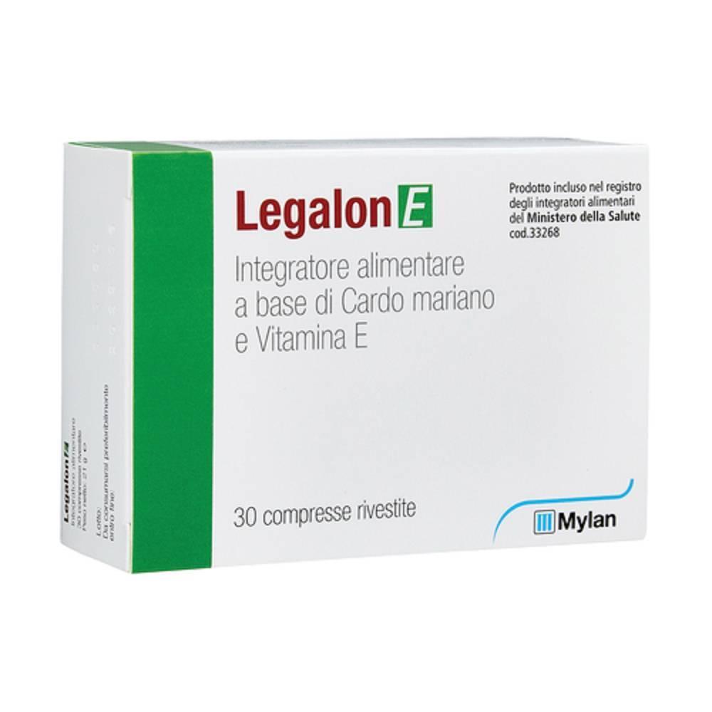 laboratori legren integratore alimentare legalon e con cardo mariano e vitamina e - 30 compresse rivestite per il benessere del fegato - foto 1