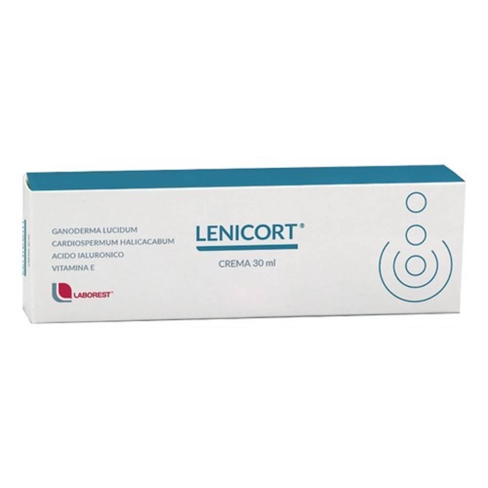 lenicort crema lenicort 30ml con fitoestratti lenitivi e idratanti per irritazioni della pelle e prurito - foto 1