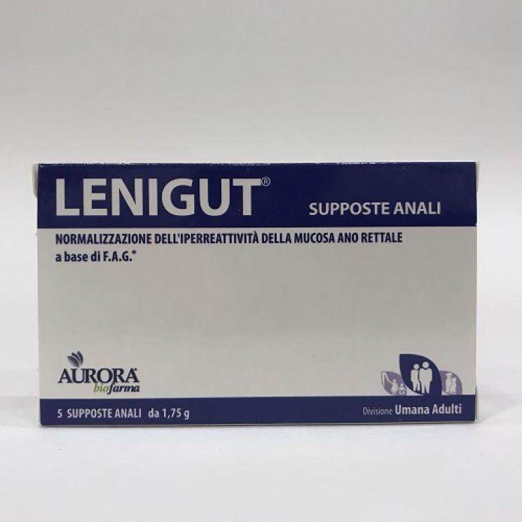 lenigut supposte anali 5 pezzi per infiammazioni e irritazioni della mucosa anale, coadiuvanti per stipsi e traumi - foto 1