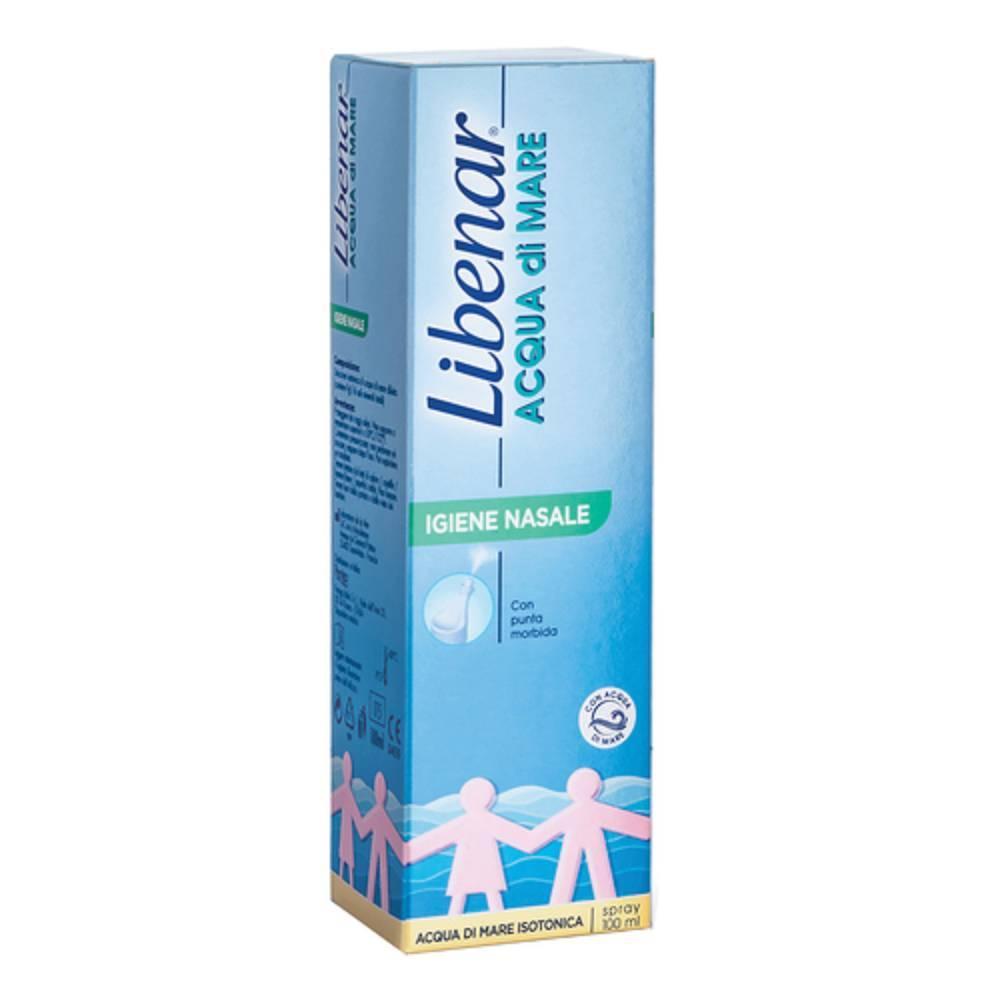libenar spray isotonico libenar acqua di mare per igiene nasale - per adulti, bambini e neonati, 100 ml - foto 1
