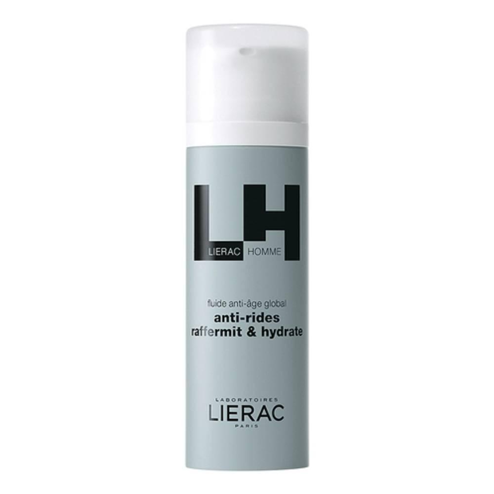 lierac fluido anti-rughe e rassodante per viso lierac homme - idratazione e rassodamento della pelle con azione anti-età 50 ml - foto 1
