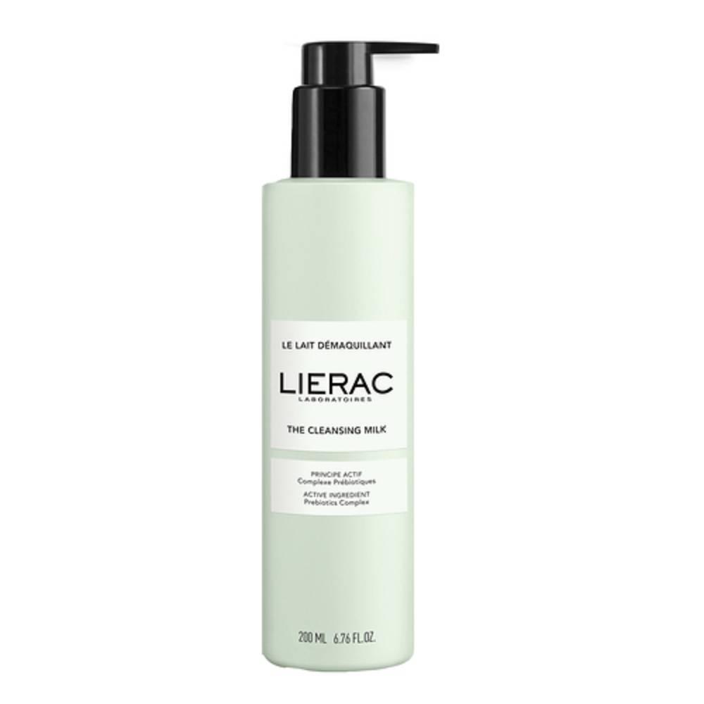 lierac latte struccante 200ml - detergente nutriente per viso e occhi, ammorbidisce e rimuove il trucco senza risciacquo - foto 1