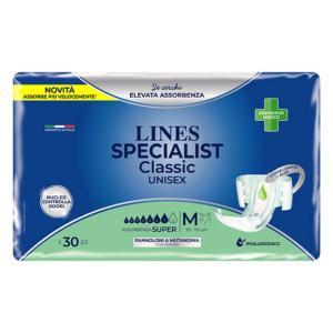 Pannolone a mutandina super misura media 30 pezzi - comfort e protezione per incontinenza grave con sistema controlla odore e lozione dermoprotettiva