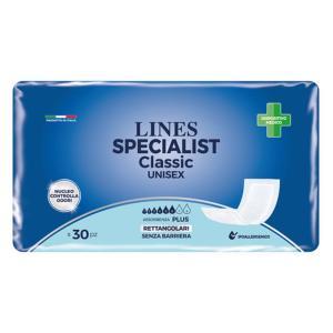 Pannoloni rettangolari classic senza barriera - confezione da 30 pezzi per incontinenza unisex, comfort e praticità assicurati