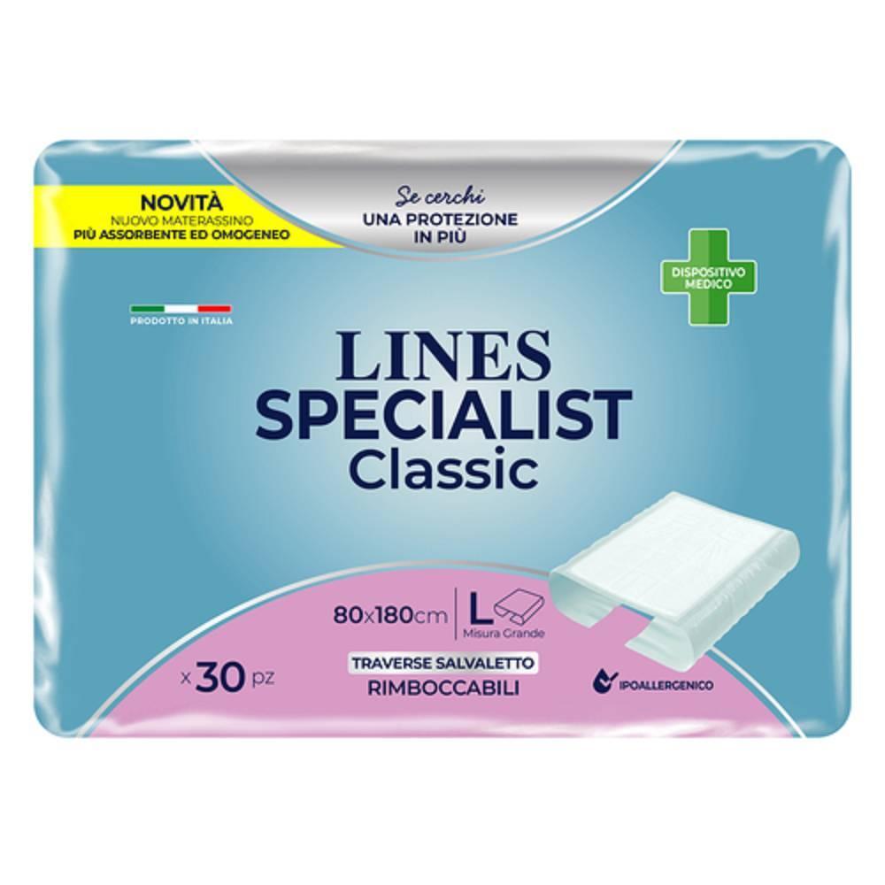 lines traverse per incontinenza lines clas traverse 80x180 30 pz - assorbenza e protezione per letti e materassi - foto 1