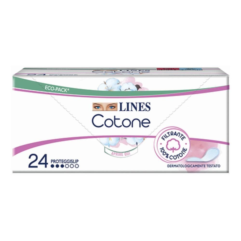 lines proteggislip in cotone ipoallergenico 24pz - assorbenza e comfort per pelle sana e asciutta - foto 1