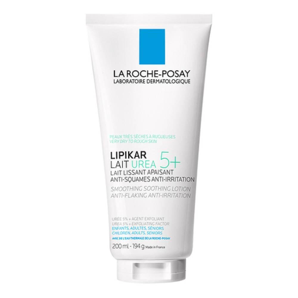la roche posay crema idratante corpo lipikar lait urea 5% 200ml - trattamento lenitivo per pelle secca e sensibile, ideale per adulti e bambini - foto 1