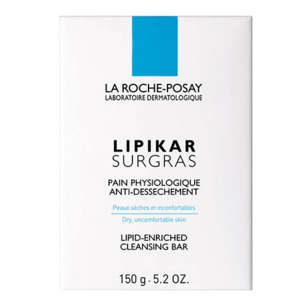 la roche posay pane fisiologico lipikar surgras per pelle secca di adulti e bambini - deterge, nutre e protegge senza sapone - foto 1