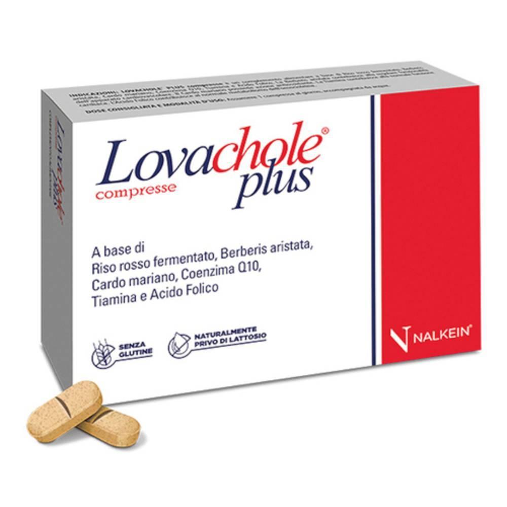 lovachole integratore alimentare lovachole plus per il controllo del colesterolo con riso rosso fermentato, berberis, cardo mariano e coenzima q10 - 30 compresse - foto 1