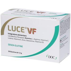 Integratore alimentare  vf - 30 bustine con lactobacillus paracasei, vitamina c, l-arginina, luteina, zinco e vitamina d3 per il benessere visivo e immunitario