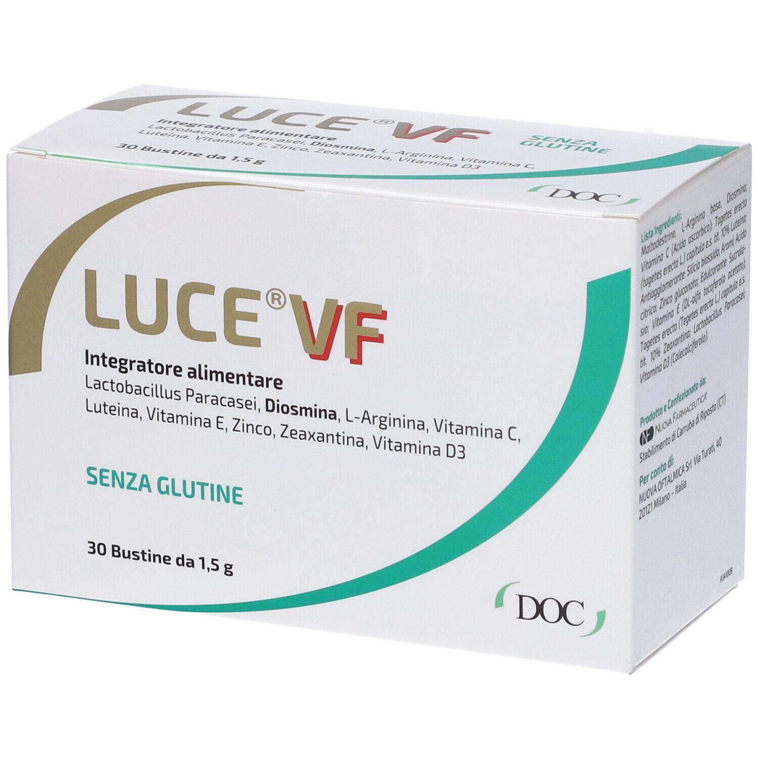 luce integratore alimentare luce vf - 30 bustine con lactobacillus paracasei, vitamina c, l-arginina, luteina, zinco e vitamina d3 per il benessere visivo e immunitario - foto 1 luce integratore alimentare luce vf - 30 bustine con lactobacillus paracasei, vitamina c, l-arginina, luteina, zinco e vitamina d3 per il benessere visivo e immunitario - foto 1