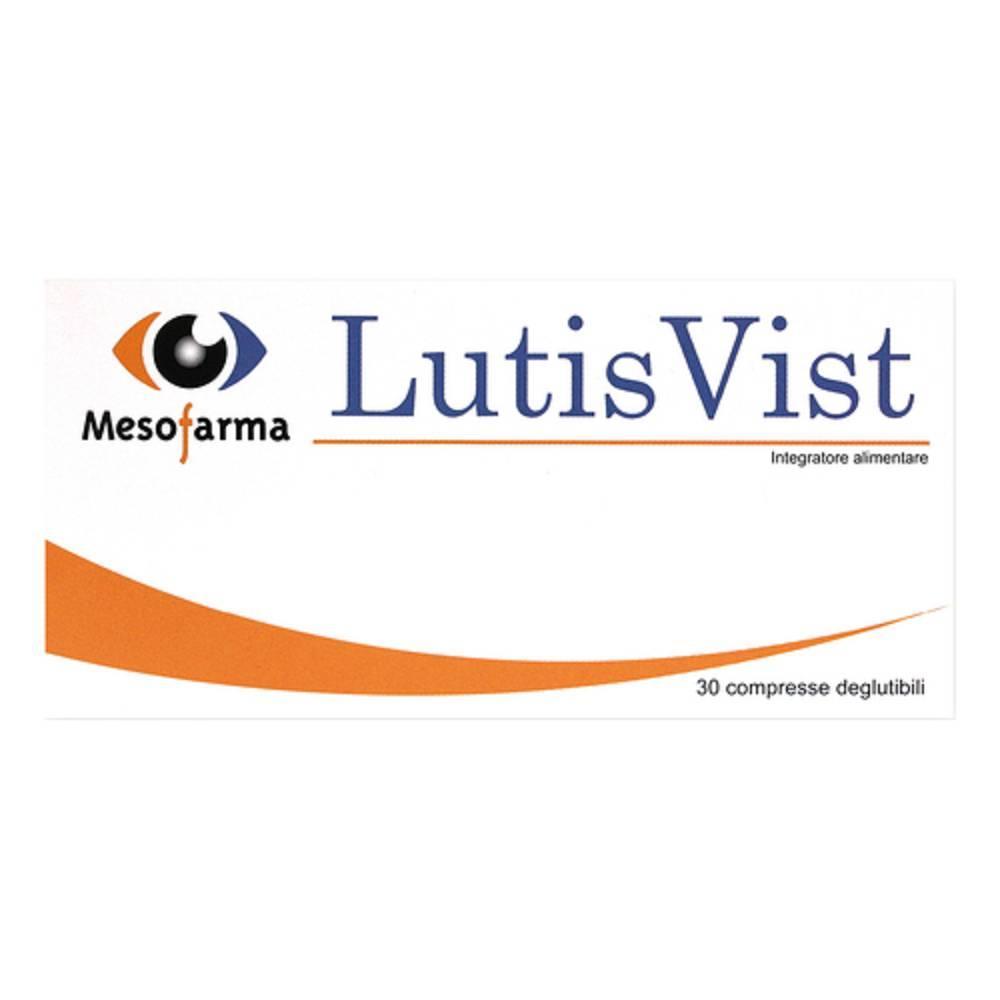 lutisvist integratore alimentare lutisvist con luteina, zeaxantina e zinco per il benessere della macula lutea - scatola da 30 compresse - foto 1 lutisvist integratore alimentare lutisvist con luteina, zeaxantina e zinco per il benessere della macula lutea - scatola da 30 compresse - foto 1