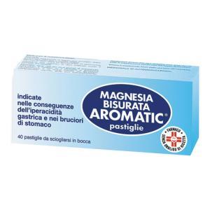 Aromatica 40 compresse - trattamento sintomatico iperacidità e digestione con magnesio e calcio