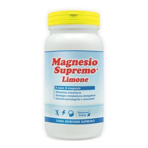 Magnesio supremo limone 150g - integratore per energia, ossa e muscoli - alta solubilità e assorbimento rapido