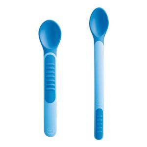 Cucchiaini  heat sensitive con coperchio per bambini, posate che cambiano colore, 6+ m, ideali per la pappa