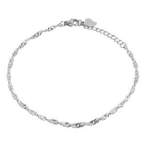 Cavigliera aura in acciaio inossidabile ipoallergenica e nichel tested - 1 pezzo per igiene e bellezza