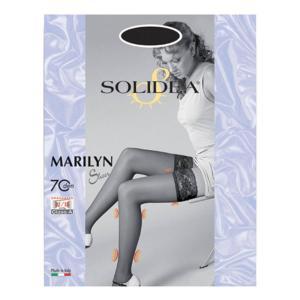 Calze autoreggenti marilyn 70 sheer - comfort e stile con compressone graduata 12/15 mmhg e balza in pizzo, colore visone