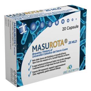 Integratore masurota 25 miliardi 20 capsule vegetali gastroresistenti per equilibrio flora intestinale con fermenti lattici naturali