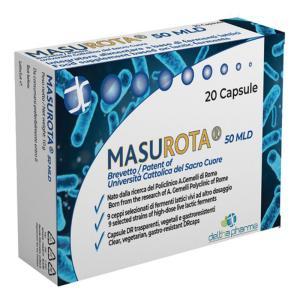 Integratore alimentare masurota 50 miliardi con fermenti lattici per l'equilibrio della flora intestinale - 20 capsule da 10 g
