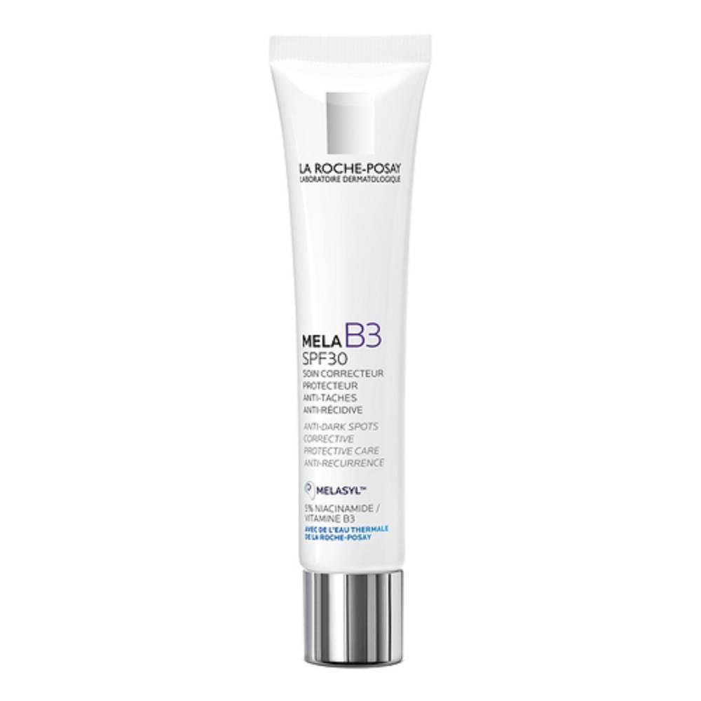 la roche posay crema trattamento correttivo mela b3 con spf 30 per viso e collo - 40ml, anti-macchie e protezione uva/uvb - foto 1